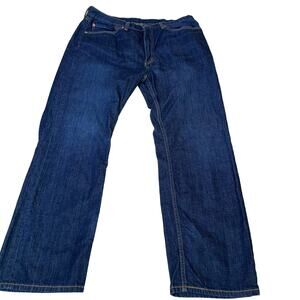 Levi's 505 jeans dark blue wash 38" X 30" bootcut excellent condition denim